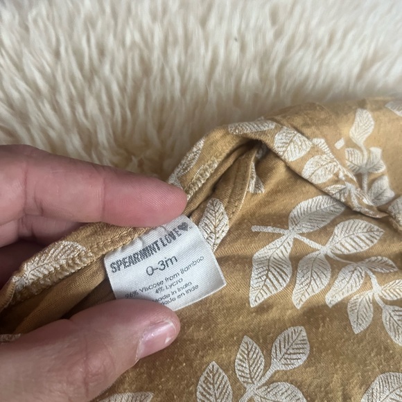 Leaf Print Baby Sleeper - Picture 4 of 4